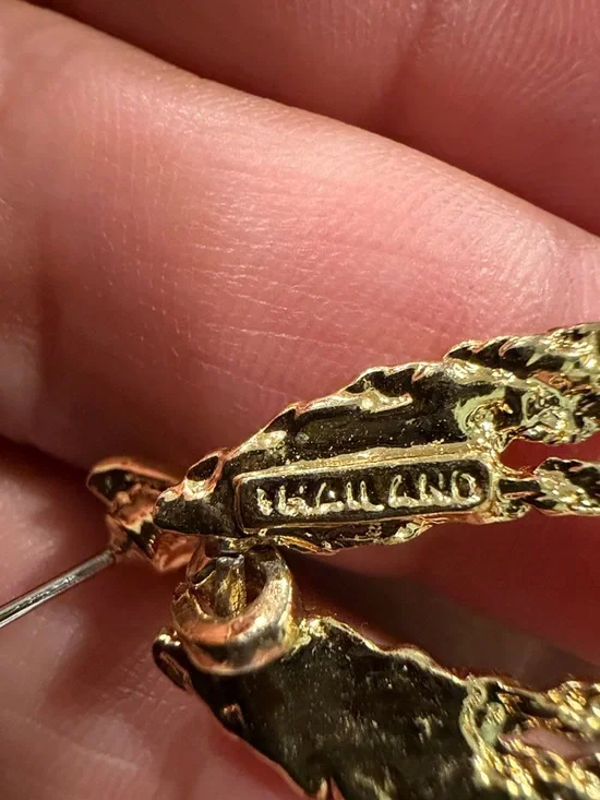 Gold-Tone Twisted Rope Multi-Hoop Drop Earrings - Women Jewelry - Picture 5 of 9